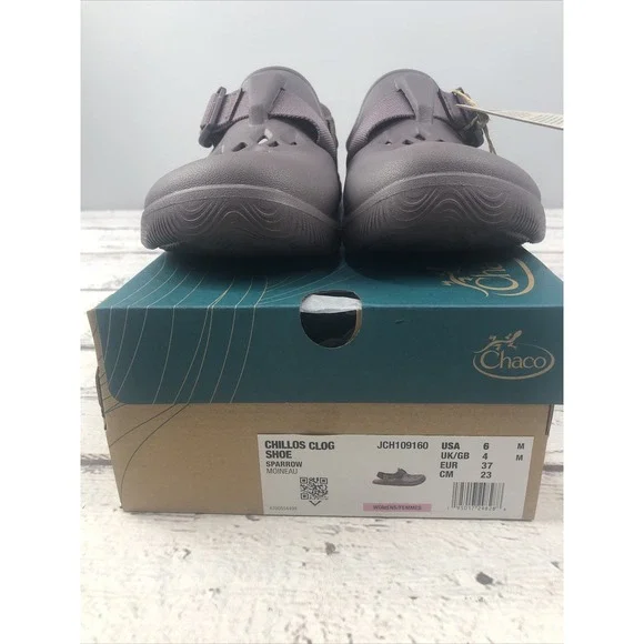 Chaco Chillos Clogs Sparrow Women's Size 6 Slip-On Comfort Foam Sandals - Picture 3 of 13